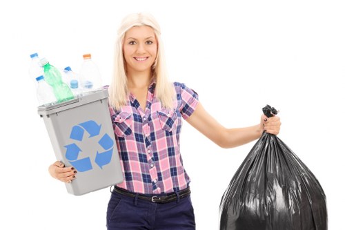 Recycling process in West End