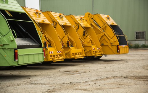 Residents disposing of waste in Hyde Park