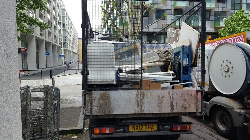 West London rubbish clearance company vehicle